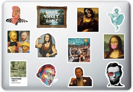Aksesuar Art Sanat Temalı Dekoratif Laptop Notebook Tablet Telefon Sticker Set 009