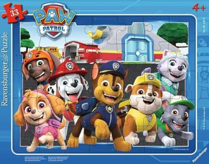 33 Parça Büyük Çerçeveli Puzzle Paw Patrol 051458