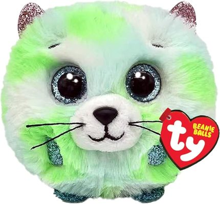 Evie Kedi Beanie Balls 3 inç | Beanie Baby yumuşak pelüş oyuncak | koleksiyon parçası yumuşak kumaş oyuncak