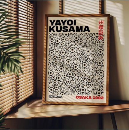 Tanıtım Yayoi Kusama Çerçevesiz Poster, Modern Dekoratif Çerçevesiz Poster, Tablo, YayoiKusama, 40 x 50