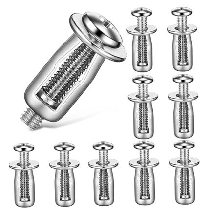 10 Adet Hollow Wall Anchor Petal Expansion Nut Spiral Thread Metal Fixing Fastener Dayanıklı ve İçin Uygun