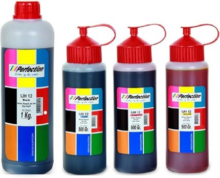 Epson Uyumlu 103 L3260 L3250 L3560 L3251 4 Renk Mürekkep Dolum Seti 1 kg. + 3 x500 gr.