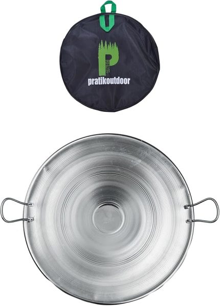 Paslanmaz Çelikten Sac Tava, Kavurma Sacı, Et Tava, Kamp Tavası