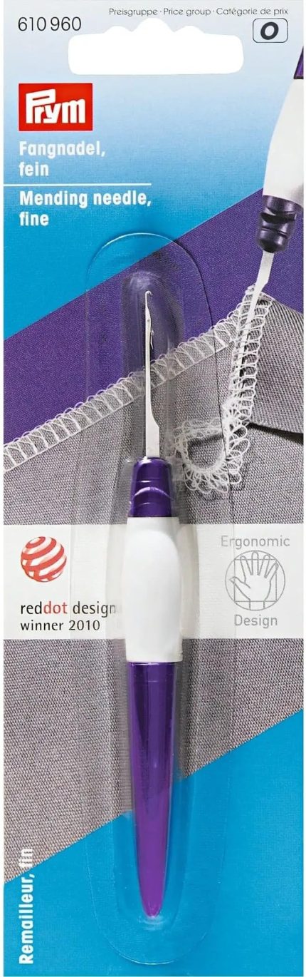 İnce Ergonomics Toplama İğnesi, Çelik, Erik Mavisi, Tek Boy