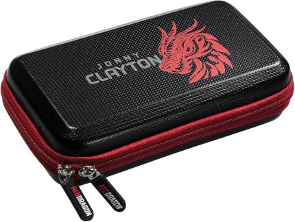 DRAGON Jonny Clayton Dragon Super Tour Dart Çantası, Siyah, X0626