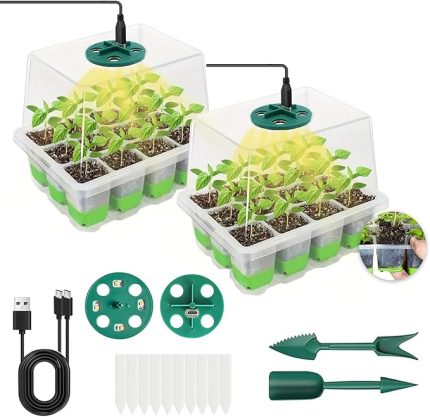 mini sera, yetiştirme serası, tam spektrumlu güneş benzeri bitki ışıkları, yetiştirme seti, oda serası, yetiştirme kutusu, bitki lambası (şeffaf taban)