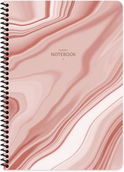 Color A4 Çizgili Defter Classic Marble - Pembe