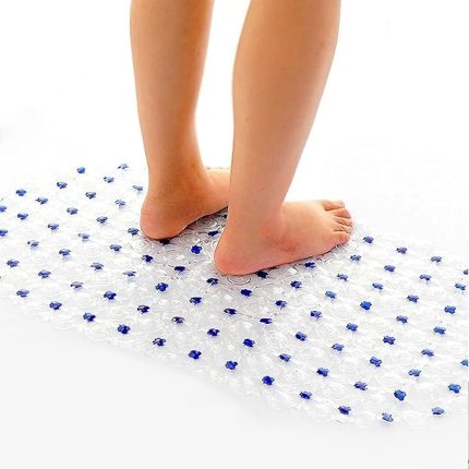 Vantuzlu Mutfak Banyo Küvet İçin Kaydırmaz Paspas (63X36Cm), Çok Renkli, Medium