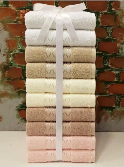 Elissa Havlu 10 Adet 50x80 Pamuklu El Yüz Havlusu