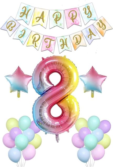 Gitti Gökkusagi Konsept Dogum Günü Seti (8 Yas)