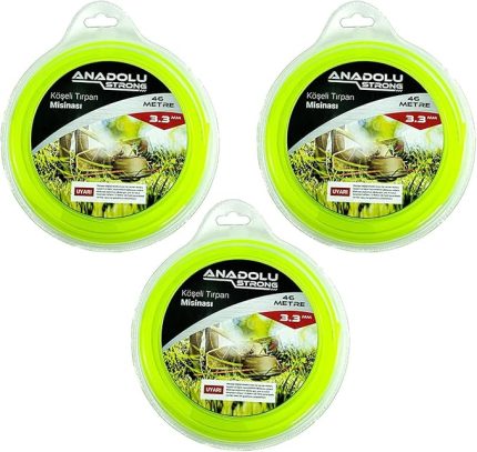 Adet 3.3 Mm 6 Köşeli Misina 46 Metre Altıgen Tırpan Misinası