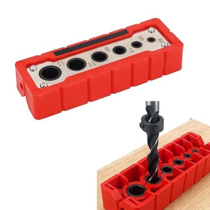 3 Ila 13mm Matkap Kılavuzu Jig, Matkap Deliği Kılavuzu Matkap Bloğu Kılavuzu Düz Delikler Için Matkap Jig, Korkuluk Güverte Merdiven Küpeşte Için Taşınabilir Delme Kılavuzu