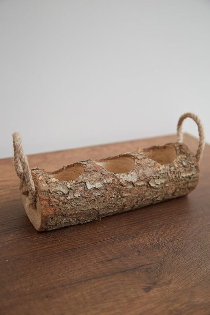 Ahşap Kütük Saksılık