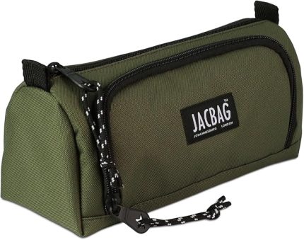 PRIME XL-LASTİK AYRAÇLI İKİ BÖLMELİ KALEM KUTUSU (Haki)