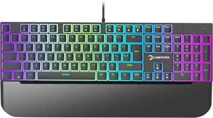 Suki Mekanik Kırmızı Switch Puding Keycaps Türkçe Q 104 Tuş USB Gaming Klavye