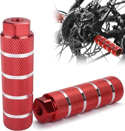2 Parça Bisiklet Mandalı Alüminyum Alaşımlı Ayak Kazıkları Dublör BMX Dağ Bisiklet Aksesuarları