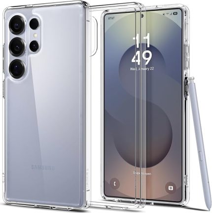 Galaxy S25 Ultra ile Uyumlu Kılıf Ultra Hybrid Sararmaya Dayanıklı Şeffaf Kapak - ACS08961 (Spigen TR Garantili)