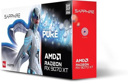 PURE AMD RADEON™ RX 9070 XT GAMING OC 16GB DUAL HDMI/DUAL DP