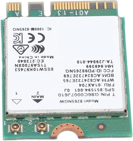 Kartı Kablosuz Gigabit Mbps Bilgisayar Ağ Kartı, 4.2 8265Ngw, Ağ Kartlarını Destekler