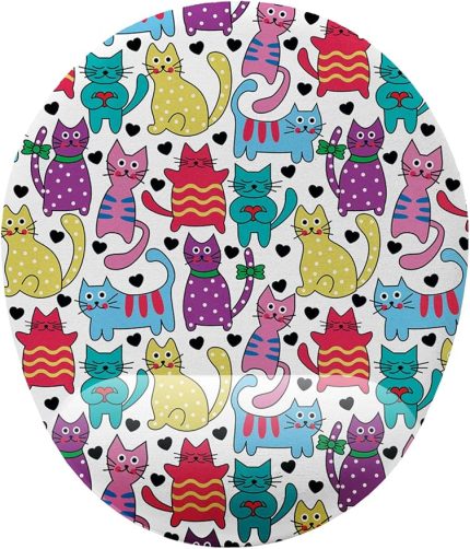 fikirler Sevimli Kediler Bilek Destekli Mouse Pad