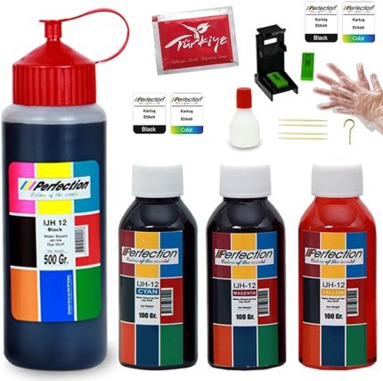 Hp Uyumlu 305 Siyah Ve Renkli Kartuş Uyumlu Mürekkep Takımı 800 Gr.