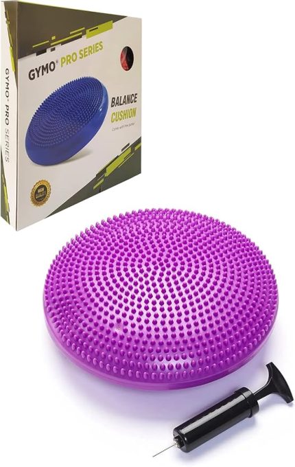Pompalı Denge Yastığı Balance Disk Denge Pedi 33cm Mor
