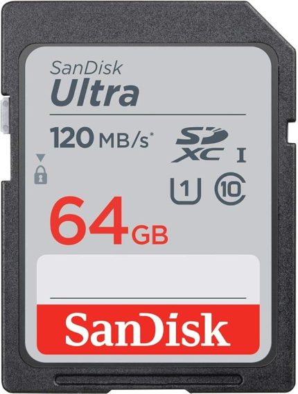 Ultra 64GB SDXC Memory Card 120MB/s
