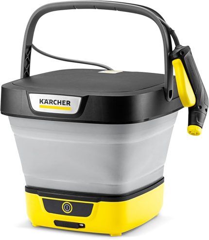 Mobile Outdoor Cleaner OC 3 Foldable, basma miktarı: 2 l/dk, katlanabilir su tankı, ağırlık: 2,2 kg, su haznesi: 8 l, lityum iyon pil