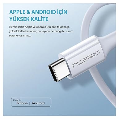 CTC20 45W 2m TPE Type-C to Type-C Hızlı Şarj ve Data Kablosu - Görsel 3