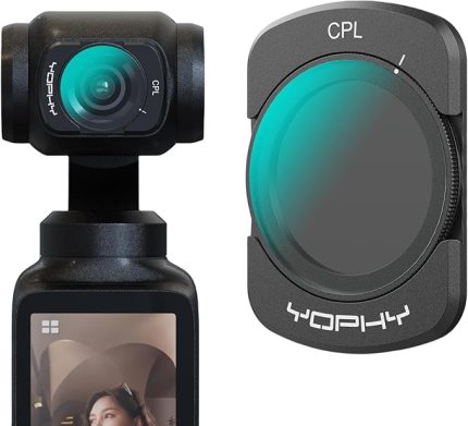 Manyetik CPL ND2-ND32 Siyah Difüzyon 1/4 Filtre Kiti DJI Osmo Pocket 3 Creator Combo Aksesuarları ile Uyumlu (CPL)