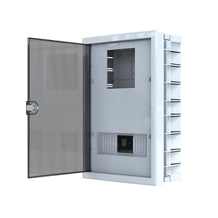Kutusu 9 Sigortalı Monofaze/Trifaze Sıva Altı Sayaç Kutusu IP40 25 x 37.5 x 12.6 cm POLİ 101