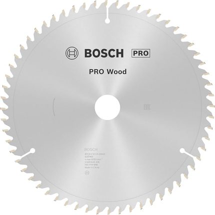 Professional Accessories Daire Testere Bıçağı, Gri, 254x30x2.0 mm, 60, 1 Adet