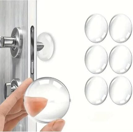 Adet Şeffaf Yapışkanlı Kapı Kolu Stoperi Tamponu Duvar Arkası Stopu Durdurucu