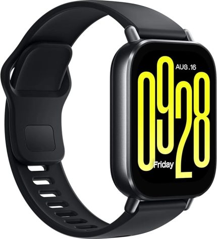 Redmi Watch 5 Active akıllı saat, 2,0 inç LCD ekran, 18 gün pil, 140+ spor modu, kalp atış hızı ve SPO₂ izleme, 5 ATM su geçirmez, Bluetooth çağrı, fitness izleyici, uyku izleme, Siyah, Normal,