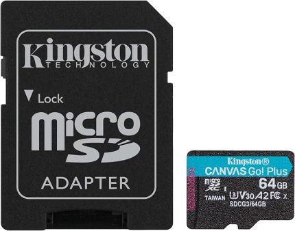 Canvas Go! Plus 64GB microSD Hafıza Kartı, SDCG3/64GB, 170MB/s - 70MB/s Okuma - Yazma, UHS-I, U3, V30, A2