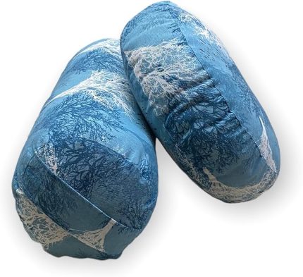 Kumaş Bolster Minderi & Meditasyon Minderi 2'li Set Yoga Bolster ve Meditasyon Minderi