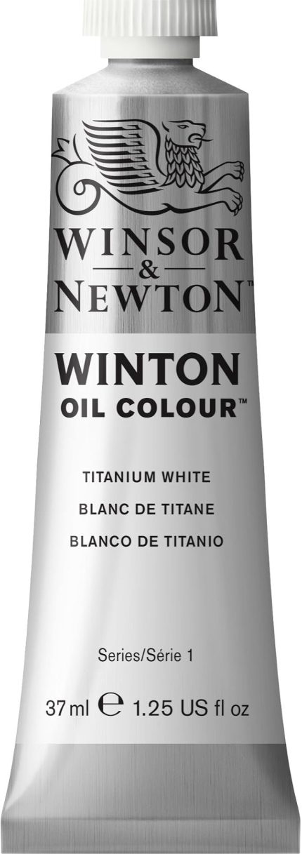 & Newton Winton Yağlı Boya Titanyum Beyaz 37 ml tüp, eşit tutarlılık, solmayan, yüksek kapatma gücü, renk pigmentleri bakımından zengin