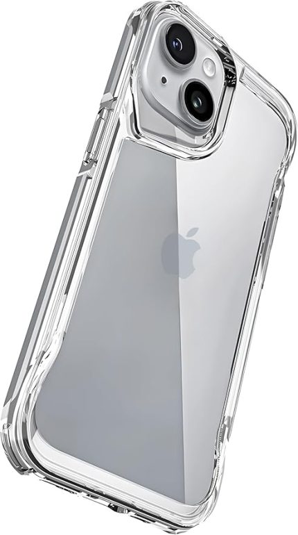 iPhone 11 için Defend Serisi Kristal Berraklığında Ultra Şeffaf Arkası Sert Polikarbonat Kenarları Yumuşak Silikon Super Koruyucu Özellikli Kılıf (Şeffaf, 11)