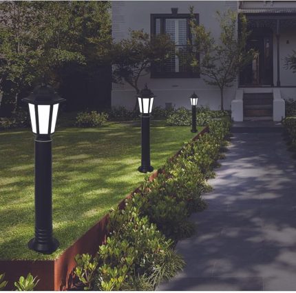 Geldi Zita Bahçe Aydınlatması Klas 90 Cm Direk Bahçe Aydınlatma Set Üstü Bahçe Lambası