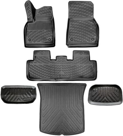 Model Y (Juniper) 2025 Sonrası 3D Havuzlu Paspas ve Bagaj Havuzu 4'lü Set Bizymo