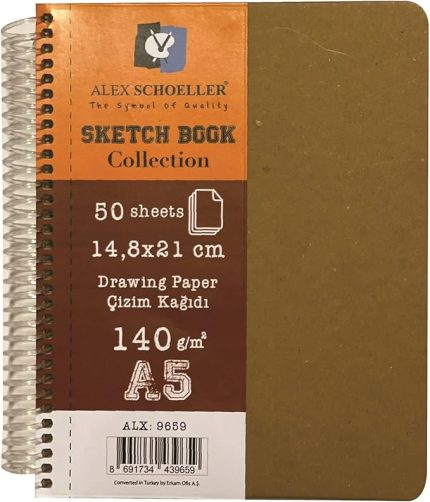 SCHOELLER A5 140GR 50 YPR SKETCHBOOK COLLECTION ALX-9659