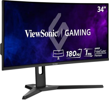 VX3418-2KPC 34” WQHD, VA, 144HZ, 1MS, Adaptive Sync, 2xHDMI, 2xDP, HDR10, Kavisli Ultra Geniş Oyun Monitörü (21:9)