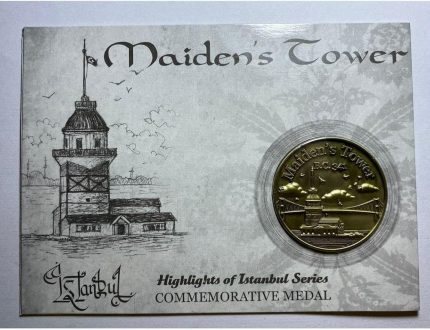 Kulesi Istanbul Hatıra Madalyon Çil