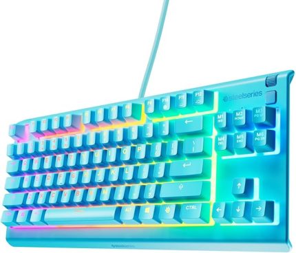 Apex 3 TKL RGB Suya ve Toza Dayanıklı Türkçe Gaming Klavye – Mavi