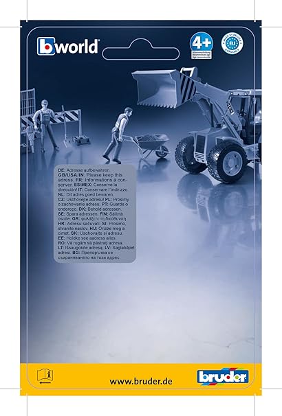 Bworld B World - İnşaat İşçisi Ve Aksesuarları Ölçekli Model - Görsel 4