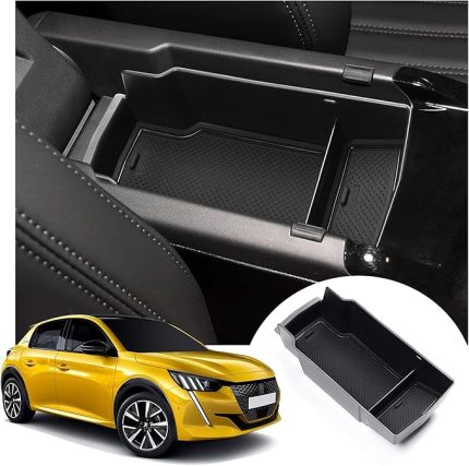 P eugeot 208 e-208 2008 e-2008 Kol Dayama Saklama Kutusu, Orta Konsol Saklama Bölmesi, Araç İç Aksesuar Düzenleyici