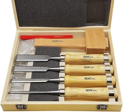 WOOD 15399056 8 PARÇA AHŞAP ISKARPELA SETİ