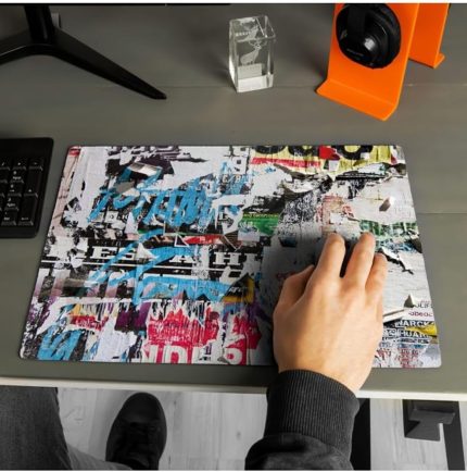 Sokak Duvarı Tasarımlı 40X30 Mousepad - Mouse Pad - Fare Altlığı - Mouse Altlıği - Mouse Pad