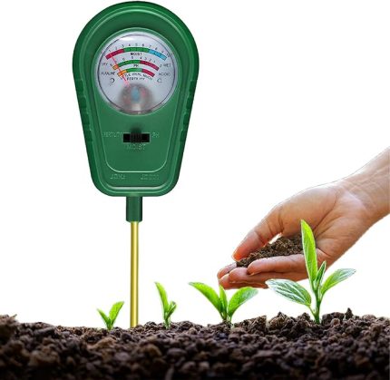 test cihazı, toprak pH bıçağı, 3'ü 1 arada toprak test cihazı, nem, meyve barı ve pH ölçüm cihazı, toprak nem ölçüm cihazı, bitki toprağı, bahçe, çiftlik, çim için, pil gerektirmez