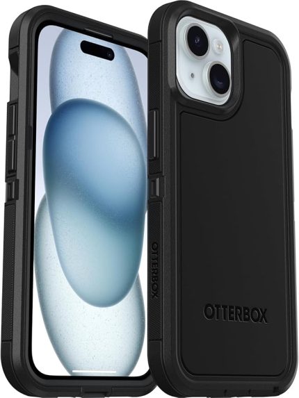 Defender Xt iPhone 16e, 15, 14, 13 Için Kılıf, Magsafe Özellikli, Darbeye Dayanıklı, Ultra Sağlam, Koruyucu Kılıf, 5X Askeri Standartlara Göre Test Edilmiştir, Siyah
